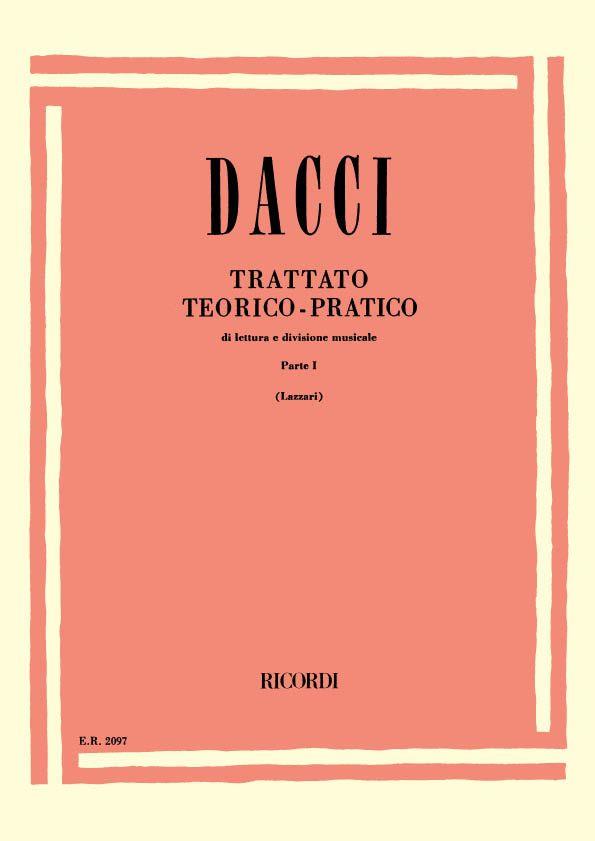 Trattato Teorico-Pratico Di Lettura E Divisione - Musicale Parte I - opera